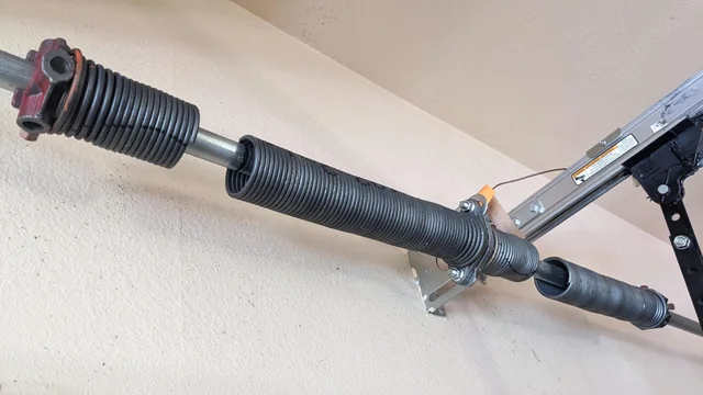 Garage door torsion spring repair